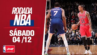 DUELO ENTRE DOIS DOS MAIORES PONTUADORES DA LIGA E MUITO MAIS  RODADA NBA 0412 [upl. by Ahsiram]