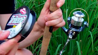 How To Put Line On A Spinning Reel [upl. by Enineg309]