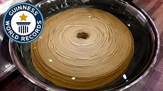 Worlds Longest Noodle is over 3000m  Guinness World Records [upl. by Roseline]