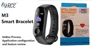 M3 Smart Band Quick setup quotLEFUN Healthquot and Feature review [upl. by Noskcire]