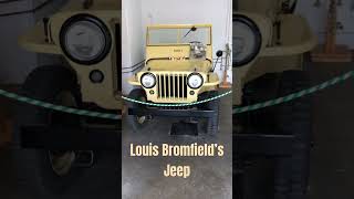 Louis Bromfield’s Jeep [upl. by Llerret]