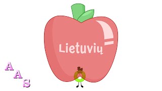 Lithuanian Alphabet Song  Lietuviškos abėcėlės daina [upl. by Teufert]