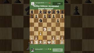 Sicilian Defence Accelerated Dragon Variation ✅✅ chess magnuscarlsen [upl. by Cherri]