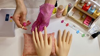 wooden nail salon💅🏻 realistic no talking asmr [upl. by Arand178]