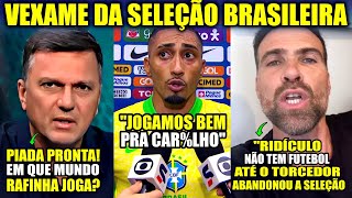 🔥UMA PIADA SELEÇÃO BRASILEIRA É DETONADA APÓS VEXAME EM JOGO PATÉTICO quotSem futebol e sem torcidaquot [upl. by Irodim]