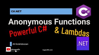 بررسی Anonymous Functions و Lambdas در سی شارپ [upl. by Bullock]