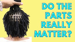 Parting for Starter Locs  WHAT YOU NEED TO KNOW [upl. by Ahsiryt282]