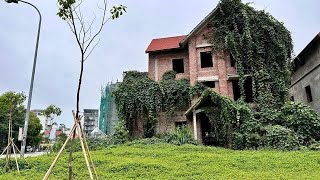 SUPERMAN CLEANING Expensive 100M Villa in VIETNAM full of Grass Cleaned and Renovated by Experts [upl. by Nosliw]