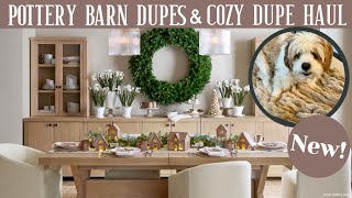 Pottery Barn NEW Dupes amp cozy dupe haul [upl. by Airegin181]