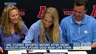 UNC MoreheadCain scholar found dead in South Africa [upl. by Eniarral]