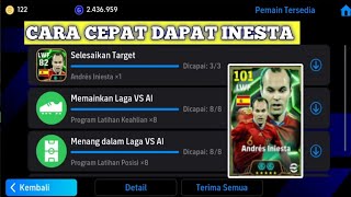 CARA CEPAT MENDAPATKAN ANDRES INIESTA EFOOTBALL MOBILE 2025 [upl. by Graham]