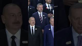 Başkan Erdoğan COP29 aile fotoğrafı çekimine katıldı [upl. by Rianon]