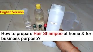 Hair Shampoo Making Formula  हेयर शैम्पू बनाने का फॉर्मूला [upl. by Nikolas]