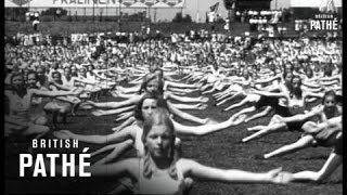 German Youth  Physical Training And Sports Meeting 1937 [upl. by Matless457]