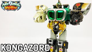 Deluxe Kongazord Review  Power Rangers Wild Force 2002 Bandai [upl. by Toney]