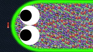 Slitherio AI 100000 Score Epic slitherio Gameplay [upl. by Naols983]