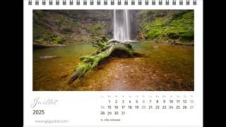 Calendrier Cascades 2025 [upl. by Divadleahcim364]