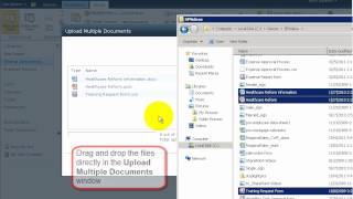 Upload multiple documents to SharePoint library  drag and drop [upl. by Sessler]