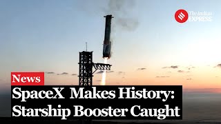 Elon Musk’s SpaceX Achieves Historic Feat Catches Starship Booster with Tower Arms [upl. by Ira374]