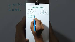 Geometry Problem Solving  Short 0805  SSC RRB and Other Competitive Exams math shorts [upl. by Ecal]