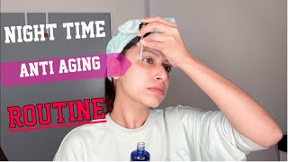 My Night Time AntiAgingBrightening Skin Care Routine After 36 🥺 [upl. by Asseral]