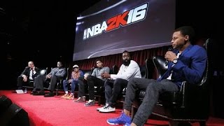 NBA 2K16 Steph Curry James Harden Spike Lee Tell All [upl. by Ellerrehc]