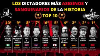 🏆TOP 10⚠️Dictadores y Gobernantes Más Asesinos y Sanguinarios🏴‍☠️ de la historia [upl. by Enelra]