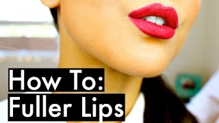 How To Make Your Lips Look Bigger  Bold Red Lip Makeup Tutorial  KatesBeautyStation [upl. by Llertnor]