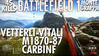 Vetterli M187087 Carbine Gameplay  Battlefield 1 Conquest No Commentary [upl. by Thar408]