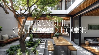 Tranquil Courtyard House Design To Finding Peace in Your Modern Living Space [upl. by Alesi45]