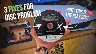 3 Fixes for Final Fantasy 7 Rebirth Data Disc Issue FF7R2 Unreadable Disc  PS5 disc edition R3 [upl. by Michaeu]