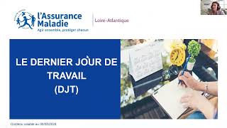 Webinaire  Le dernier jour de travail DJT [upl. by Thun350]