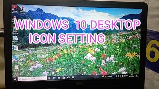 WINDOWS 10 DESKTOP ICON SETTING  WINDOWS 10  DESKTOP windows windows10 desktopicons [upl. by Falk6]