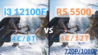 I312100F vs Ryzen 5 5500 [upl. by Sartin]