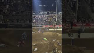 Jett Lawrence defends 1st placesmx racing jettlawrence [upl. by Abernon]