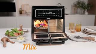 Multi Zone Air Fryer Oven  4 foods at once [upl. by Lanford]