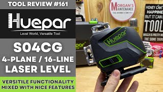 Huepar S04CG 4 Plane Green Laser tools huepar laserlevel toolreview [upl. by Alin]