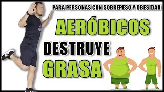 AEROBICS para Personas con SOBREPESO Destruye Grasa [upl. by Htabmas]