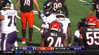 Lamar Jackson Highlights Vs Bengals Week 5 2024 [upl. by Naginnarb]