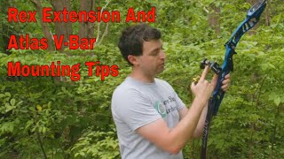 How To Mount Your Shrewd Archery REX Extension and Atlas VBar [upl. by Trini]