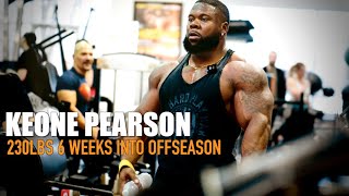 212 Olympia Champ Keone Pearson BACK Training At Destination [upl. by Acinorej943]