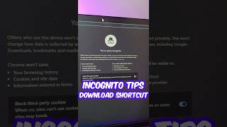 Incognito Mode Aur Downloads Ka Secret Shortcut KeyboardShortcuts IncognitoMode TechHacks [upl. by Mcneil]