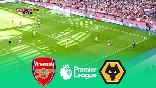 LIVE  ARSENAL vs WOLVERHAMPTON  English Premier League 20242025 Matchday 1  Simulation [upl. by Trebreh]