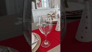 Start decorating your dining table for Christmas 🎄 with this awesome and super easy hacks [upl. by Onitnerolf]