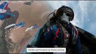 pov  Flanker airshow performance Zhuhai 2024 airshow [upl. by Thomsen846]