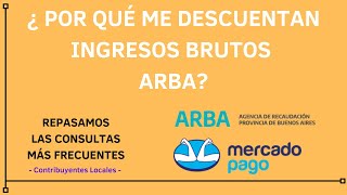 ¿Por qué me descuentan ingresos brutos ARBA [upl. by Renat]