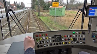 ÜSTRA Sonderfahrt über die Dörfer  Führerstandsmitfahrt  Linie 1 Sarstedt  DöhrenBhf 4K [upl. by Irrot120]