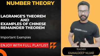 Lagranges Theorem I Number of Solutions of a Polynomial Congruence I Kamaldeep Nijjar [upl. by Atinyl]