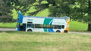 The Peak Sightseeing Bus  Chatsworth to Blue John Cavern Blue Route [upl. by Refotsirk]