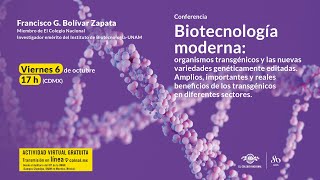 Biotecnología moderna organismos transgénicos y las nuevas variedades genéticamente editadas [upl. by Arihat]